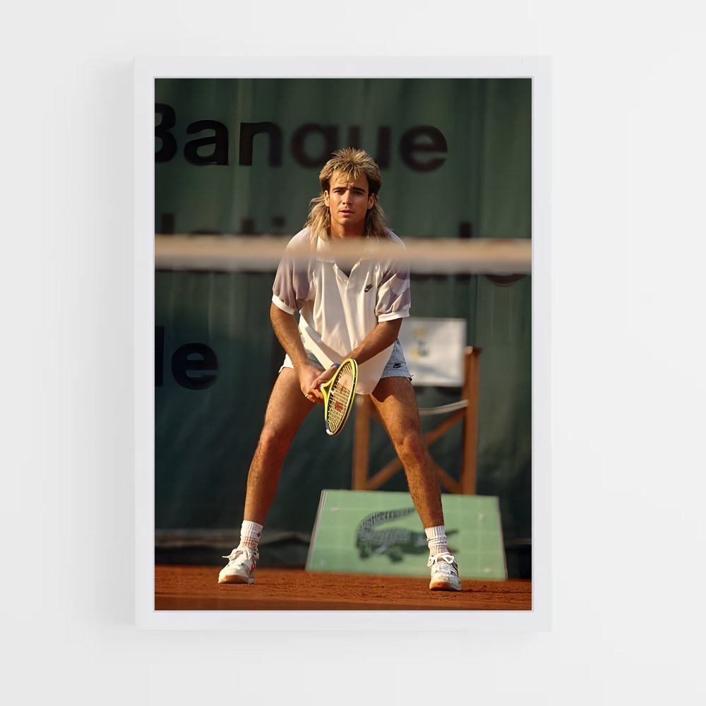 Poster Andre Agassi – affiche Tennis (vue 3)